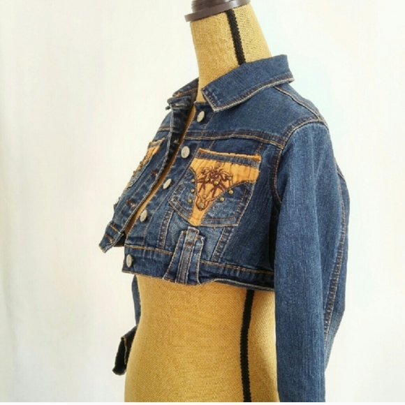 Super cute Cropped Denim Jacket - Picture 3 of 4
